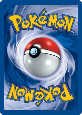 The back of an English trading card