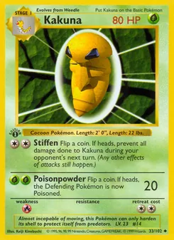 Kakuna, Base Set 33