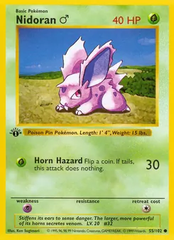 Nidoran♂, Base Set 55