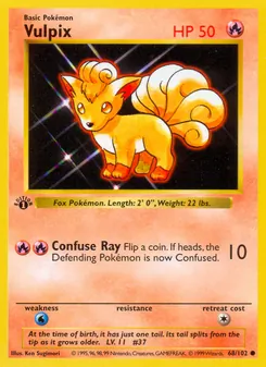 Vulpix, Base Set 68