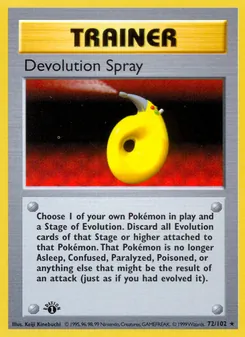 Devolution Spray, Base Set 72