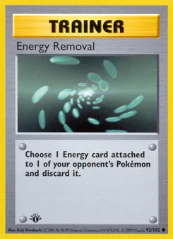 Energy Removal, Base Set 92