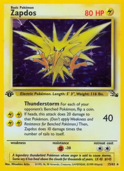 Zapdos 15 (Fossil)