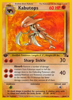 Kabutops, Fossil 24