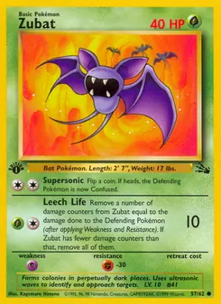 Zubat, Fossil 57