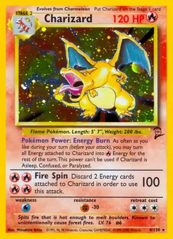 Charizard, labelled
