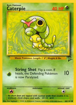 Caterpie, Base Set 2 68