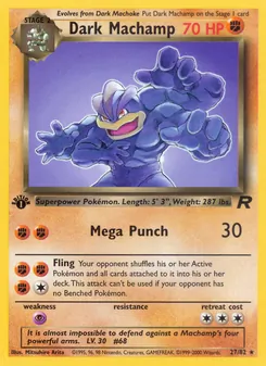 Dark Machamp, Team Rocket 27