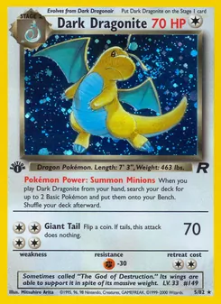 Dark Dragonite 5 (Team Rocket)