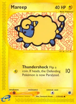 Matching English Mareep card