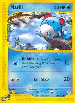 Matching English Marill card