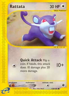 Matching English Rattata card