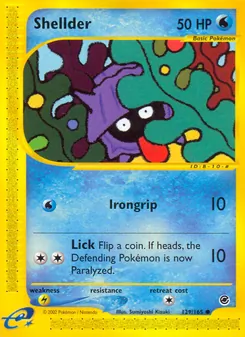 Matching English Shellder card