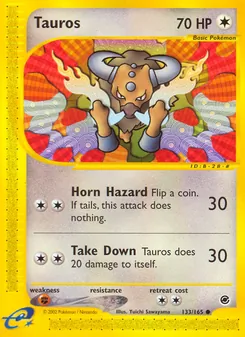 Matching English Tauros card