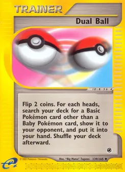 Matching English Dual Ball card