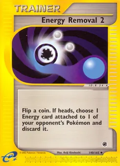 Matching English Energy Removal 2 card