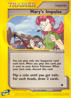 Matching English Mary's Impulse card