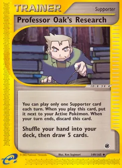 Matching English Professor Oak's Research card