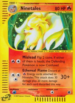 Matching English Ninetales card
