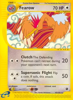 Matching English Fearow card