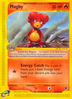 Matching English Magby card