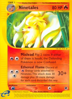 Matching English Ninetales card