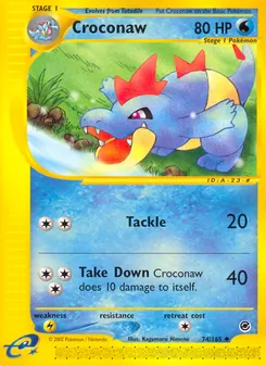 Croconaw, Expedition Base Set 74