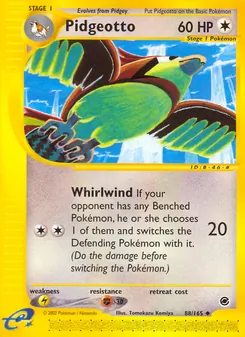 Matching English Pidgeotto card