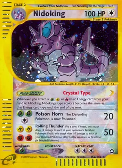Nidoking, Aquapolis 150