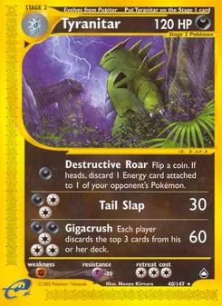 Tyranitar, Aquapolis 40