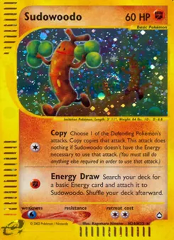 Sudowoodo, Aquapolis H24
