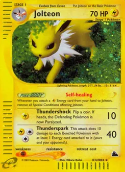 Jolteon, Skyridge H12