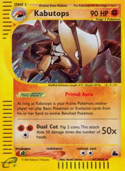 Kabutops, Skyridge H13