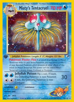 Matching English Misty's Tentacruel card