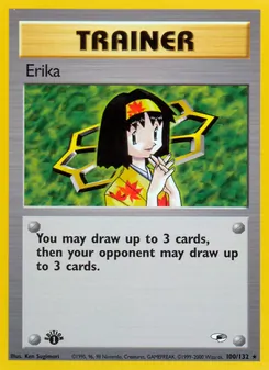 Matching English Erika card
