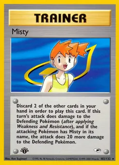 Matching English Misty card