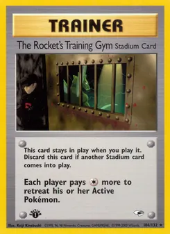 Matching English The Rocket's Training Gym card