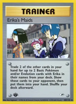 Matching English Erika's Maids card