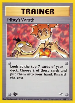 Matching English Misty's Wrath card