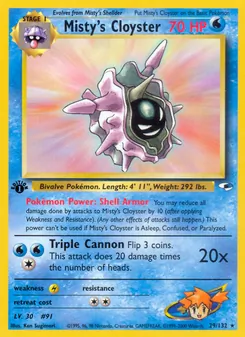 Misty's Cloyster, Gym Heroes 29