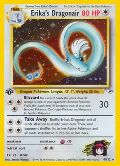 Matching English Erika's Dragonair card