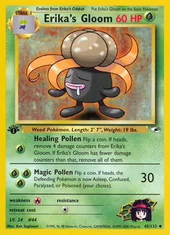 Matching English Erika's Gloom card