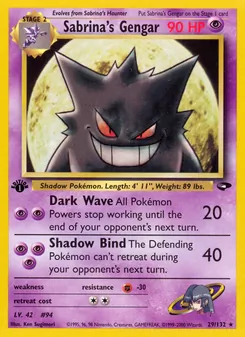 Sabrina's Gengar, Gym Challenge 29