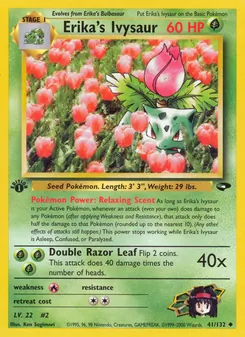 Erika's Ivysaur, Gym Challenge 41