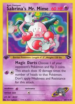 Sabrina's Mr. Mime, Gym Challenge 59