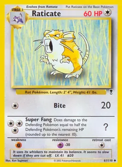 Raticate, Legendary Collection 61