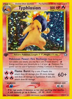 Typhlosion, Neo Genesis 17