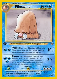Piloswine, Neo Genesis 44