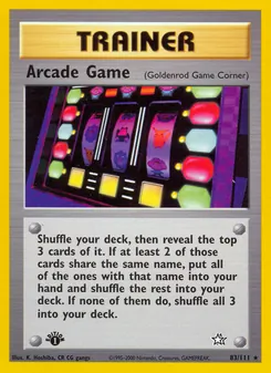 Arcade Game, Neo Genesis 83