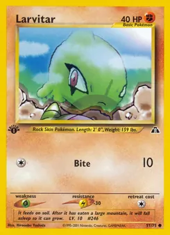 Larvitar, Neo Discovery 57